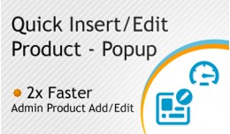 Quick Add / Edit Product Popup - SALE 30% DISCOUNT
