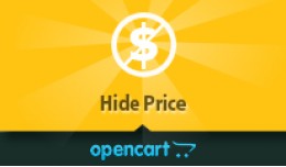 Opencart  Hide Price