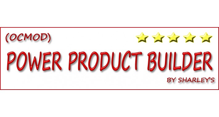 (ocmod) Power Product Builder