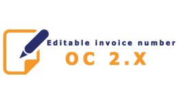 Editable invoice number VQMOD OC 2.X