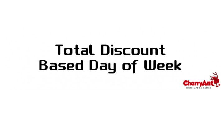 opencart-total-discount-based-day-of-week