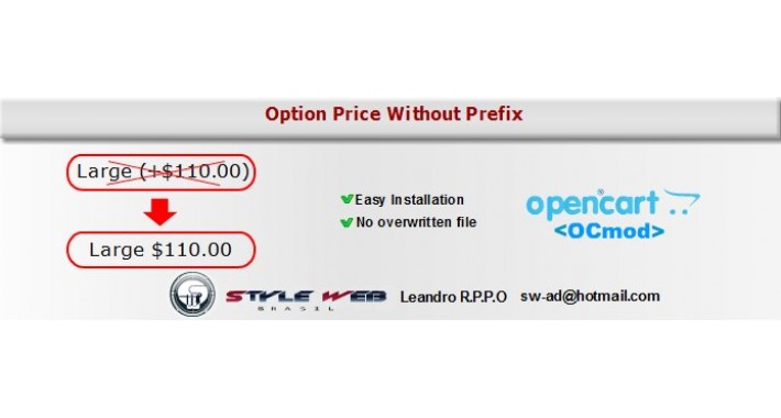 Option Price Without Prefix