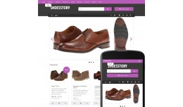 OpenCart 2 Theme Street Shoes Lilac