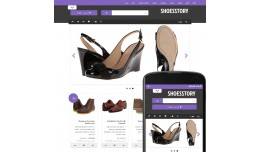 OpenCart 2 Theme Street Shoes Violet