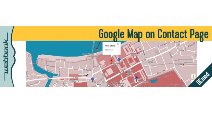 Google Map on Contact page (OCmod)