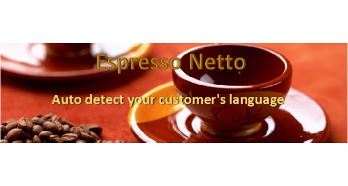 Espresso Netto - Auto detect your customer's language