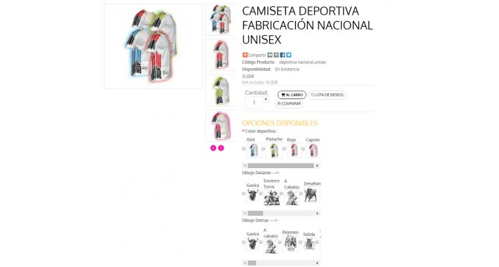 Show thumbnails horizontally options. image and checkout types