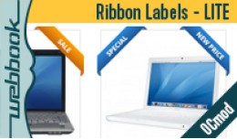 Ribbon Labels - LITE [custom text - JAN] (OCmod)