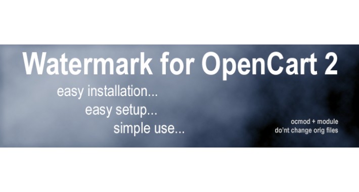 Watermark for OpenCart
