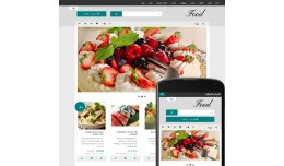OpenCart 2 Theme Sky Food Azure