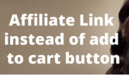 Affiliate Link instead of add to cart button