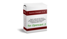 Massive Cnanges v1.1 for Opencart 2.x