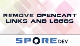 Remove OpenCart links and logos (OCmod)