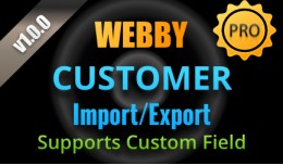 Customer Import Export Module Also Support Custo..