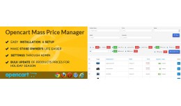 Opencart Magik Mass Price Manager