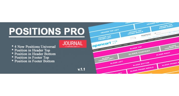 POSITIONS PRO JOURNAL + 4 New Extra Positions