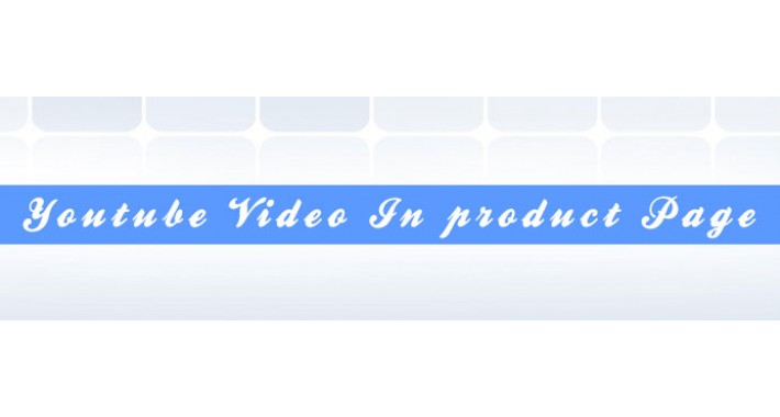 Youtube Video In product Page