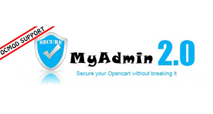 RazorinWorks - Secure MyAdmin 2.0 ( OCMOD & VQMOD ) 
