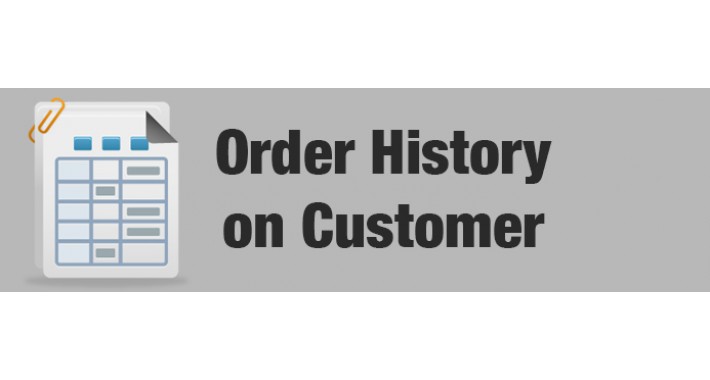 Show Order History tab on Customer page