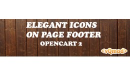Elegant Icons On Page Footer