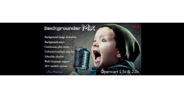 Backgrounder Mx Pro - All-in-one Music & Slideshow Solution