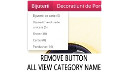 Primary category button clickable