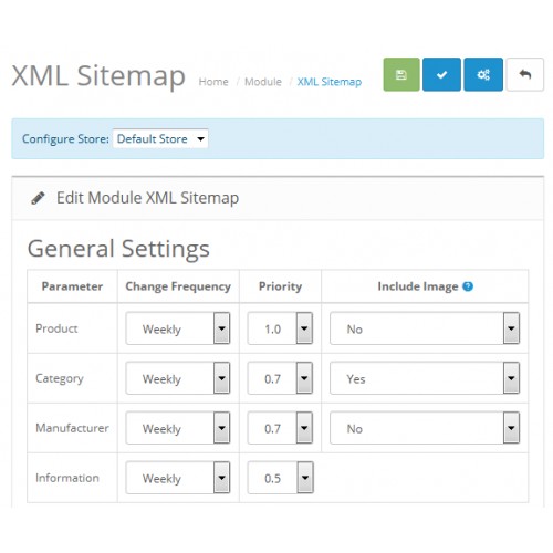 Где находится файл sitemap в opencart