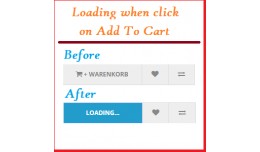 Add to cart button loading effect