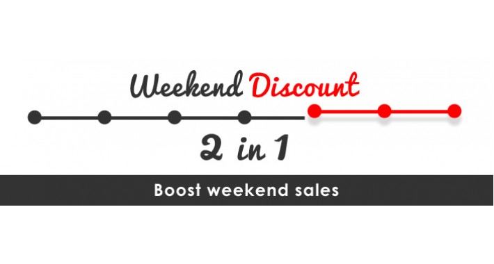 Weekend Discount - 2-in-1 Module and Totals Extension