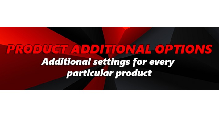 Product additional options Product additional options
