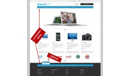 categorie menu in footer with dropup