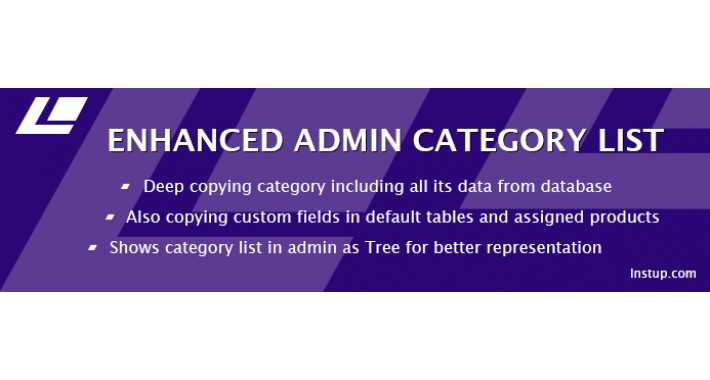 Enhanced admin categories (Clone and Tree)