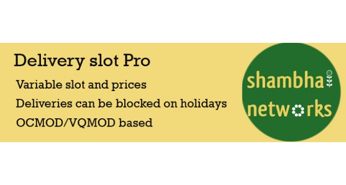 Delivery  Slot Pro