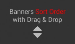 Banners Sort Order with Drag & Drop