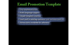 Email Promotion Template
