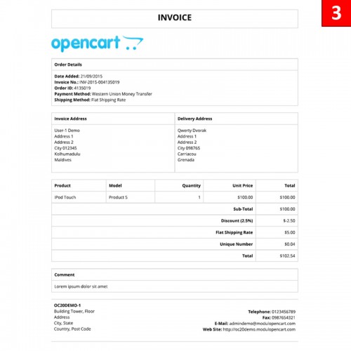 google invoices system