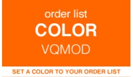Order List Color - Label (VQMOD)