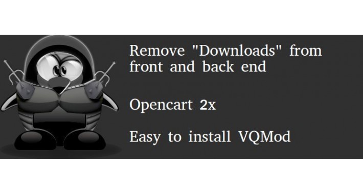 Remove "Downloads" from front and back end