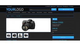 Black Blue Theme - Opencart 2.x Theme