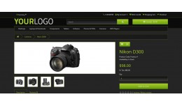 Black Green Theme - Opencart 2.x Theme