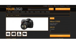 Black Orange Theme - Opencart 2.x Theme