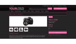 Black Pink Theme - Opencart 2.x Theme