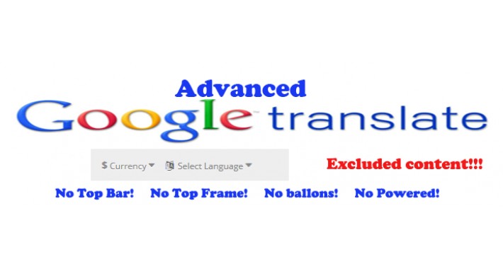 Google Translate Advanced