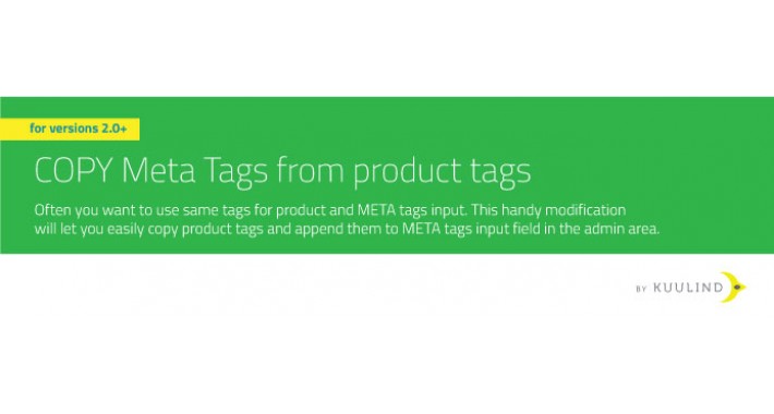 COPY Meta Tags from product tags