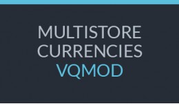 Multistore currencies VQMOD