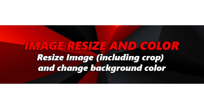 Image Resize (including crop) and Color