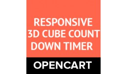 Responsive 3D Cube Count Down Timer