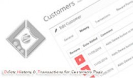 Add Delete Buttons To Customer Transaction and H..