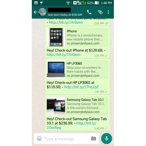 opencart-share-your-product-on-whatsapp-share-on-whatsapp