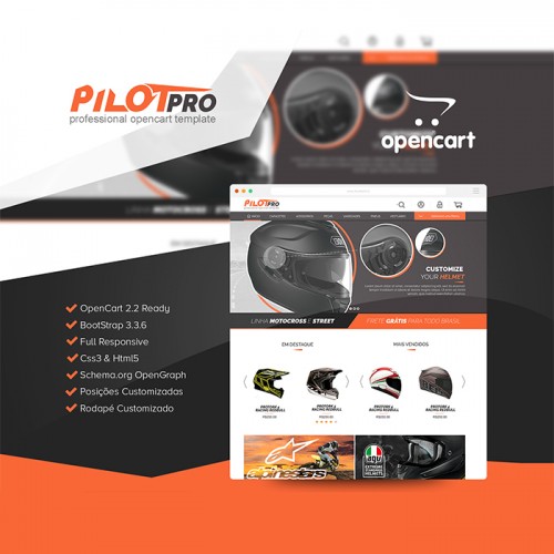 OpenCart - Pilot Pro Professional OpenCart Template